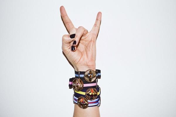 Watch Candy Bracelet - Crystals GB yellow