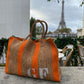 Customize Your Raffia Weekender Bag