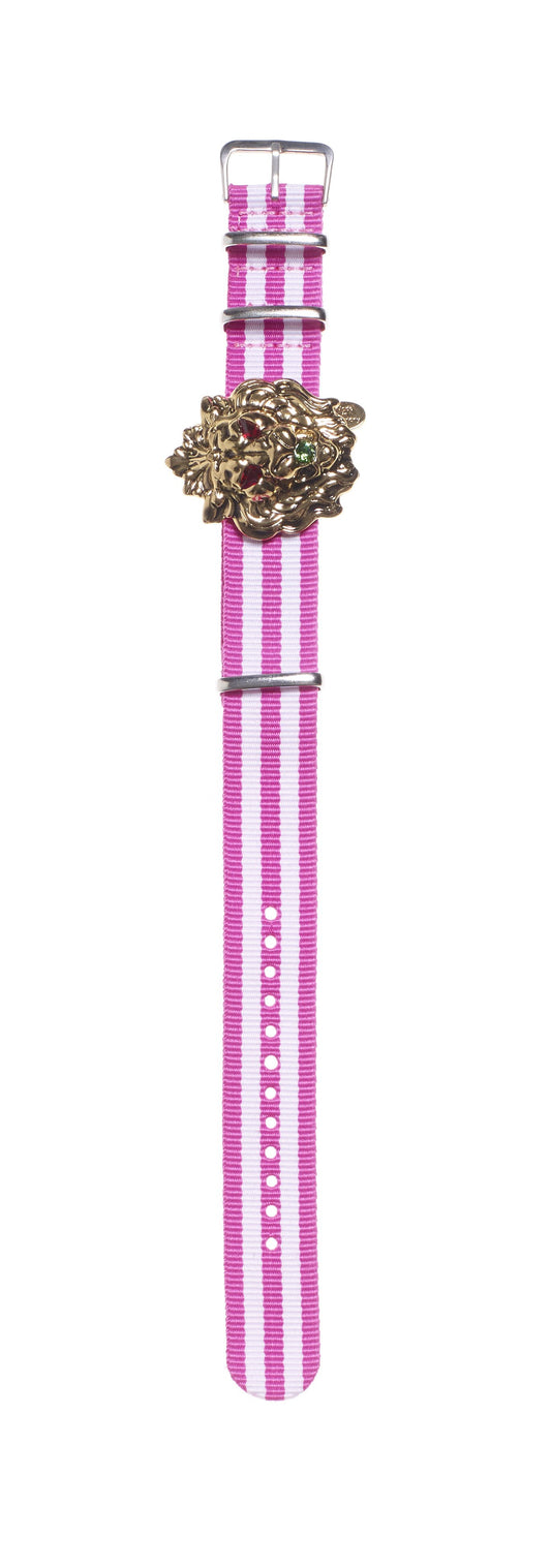 Watch Candy Bracelet - G Lionmotive Pink-White