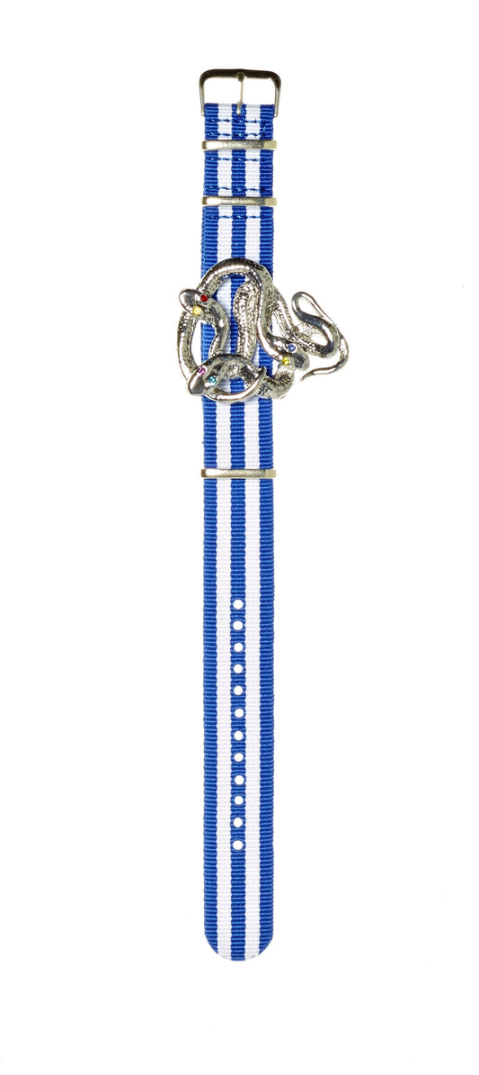 Watch Candy Bracelet - S Snakemotive Blue-White